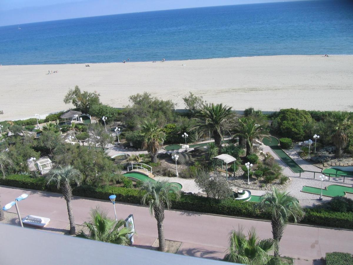 Studio Vue Sur La Mer Au 6Eme Et Dernier Etage Canet-en-Roussillon Bagian luar foto