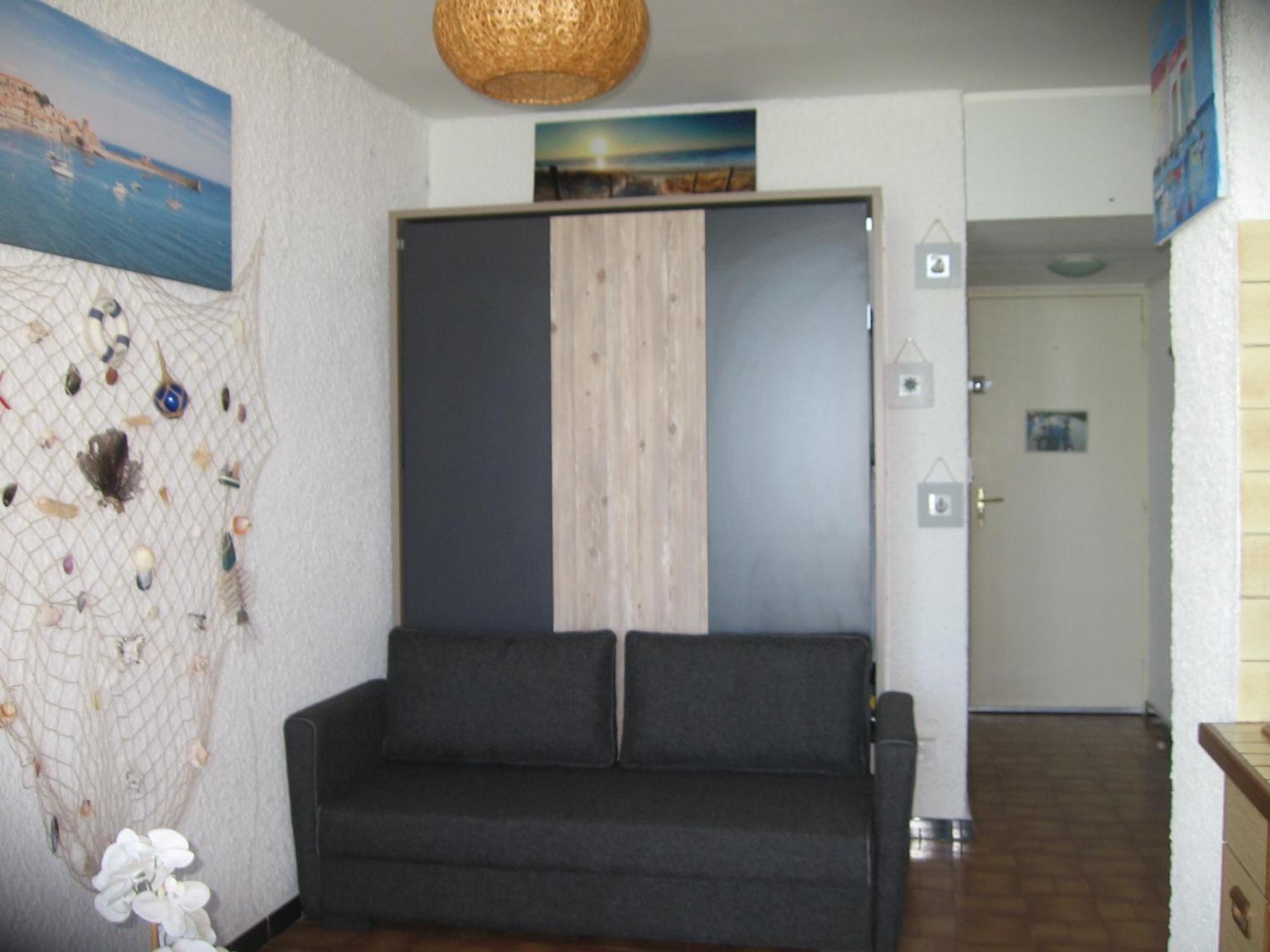 Studio Vue Sur La Mer Au 6Eme Et Dernier Etage Canet-en-Roussillon Bagian luar foto