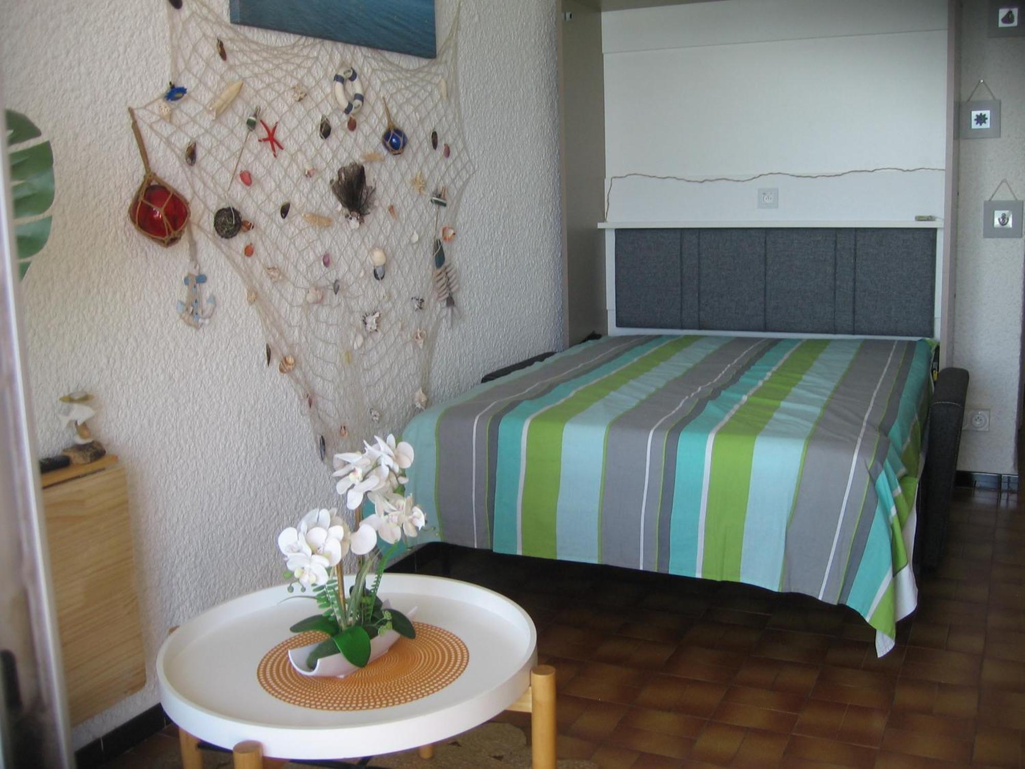 Studio Vue Sur La Mer Au 6Eme Et Dernier Etage Canet-en-Roussillon Bagian luar foto